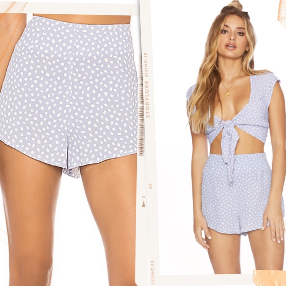 Beach Riot Dahlia Shorts (Blue)